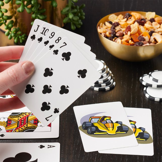 Formula 5 Racing Car Playing Cards (Creator Uploaded)