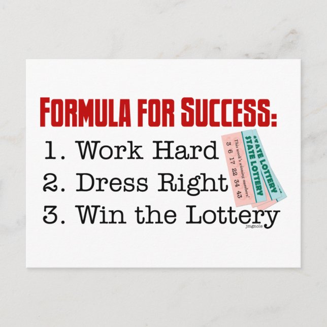 FORMULA FOR SUCCESS POSTCARD (Front)