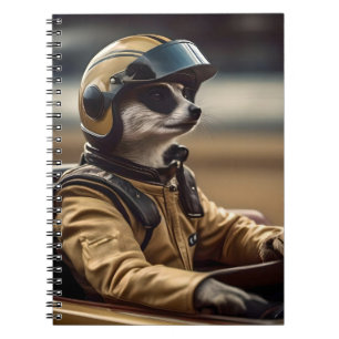 Formula Fun: Professional Meerkat Race Car Driver Notebook
