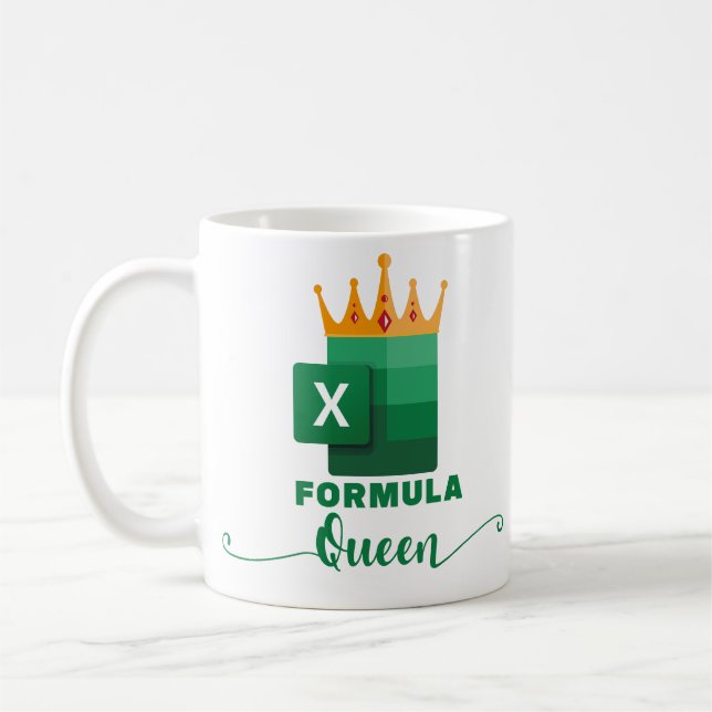  FORMULA queen Funny Accountant gift sarcastic  Coffee Mug (Left)