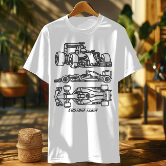 Formula Racing Blueprint Custom Team Motorsport De T-Shirt