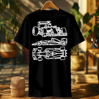 Formula Racing Car Silhouette Mechanical gifts T-Shirt
