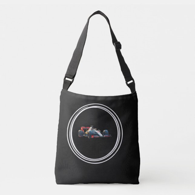 Formula Racing Crossbody Tote Bag (Front)