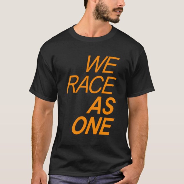 Formula Racing We Race As One Rainbow 2020 Circuit T-Shirt (Front)