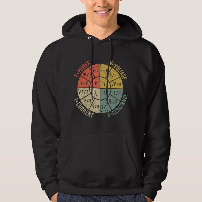 Formula Wheel Electrical Engineering Electricity O Hoodie (Front)