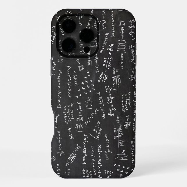 Formulas And Numbers Equations Mathematics iPhone Case (Back)