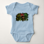 Formulas in mathematical space baby bodysuit<br><div class="desc">Abstract blocks of mathematical formulas that are in the virtual space</div>