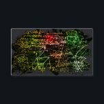 Formulas in mathematical space business card<br><div class="desc">Abstract blocks of mathematical formulas that are in the virtual space</div>