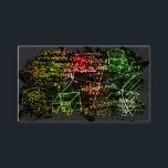 Formulas in mathematical space business card<br><div class="desc">Abstract blocks of mathematical formulas that are in the virtual space</div>