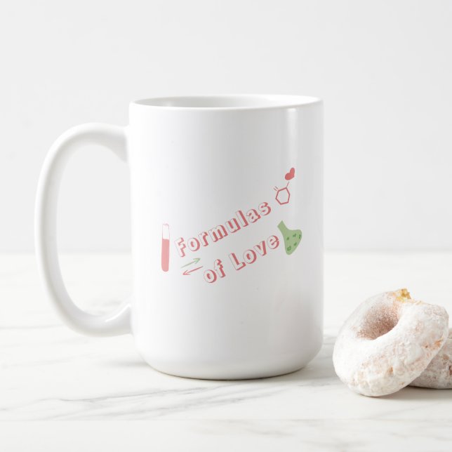 Formulas of Love Mug | Cute Bear Mug (With Donut)