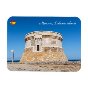 Fornells defense tower on Menorca - Spain Magnet