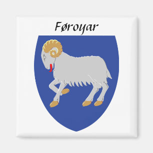 Føroyar - Faroe Islands Coat of Arms Magnet