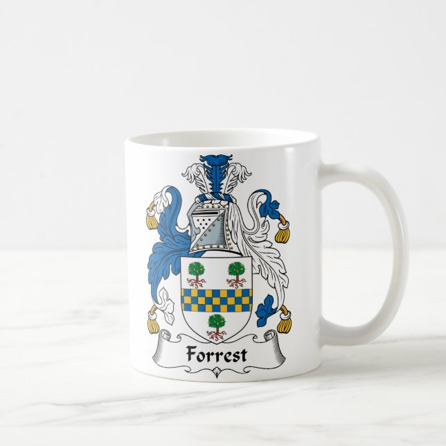 Forrest Family Crest Coffee Mug (Right)