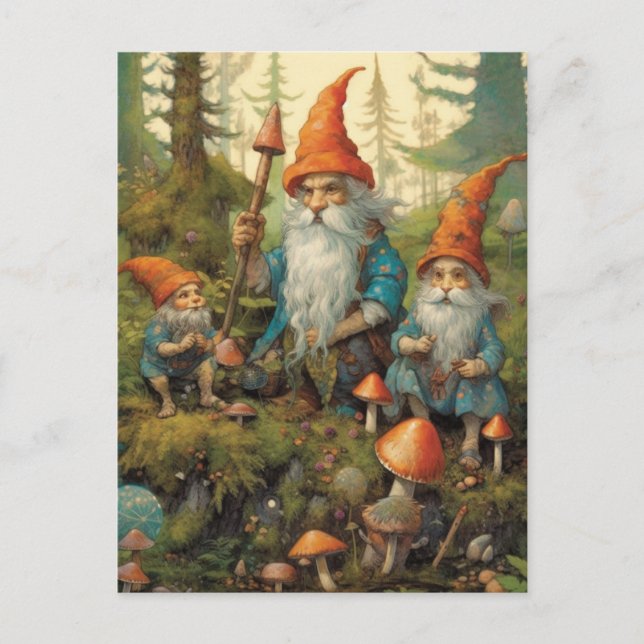 Forrest Gnomes Postcard (Front)