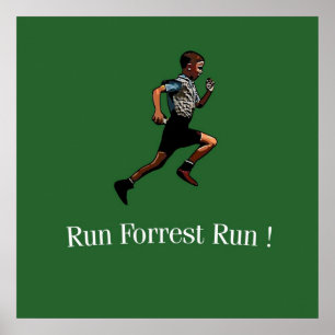 FORREST  GUMP RUNNING POSTER