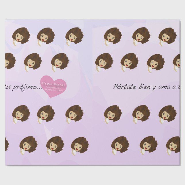 Forros Para Libretas Risitas Bonitas Wrapping Paper (Seam)