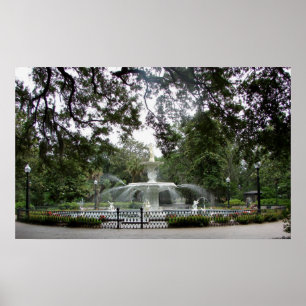 Forsyth Park Fountain - poster