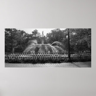 Forsyth Park Fountain, Savannah Ga Poster