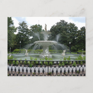 Forsyth park fountain Savannah, Georgia Postcard