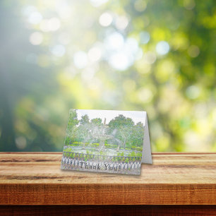 Forsyth Park Fountain Watercolor Thank You