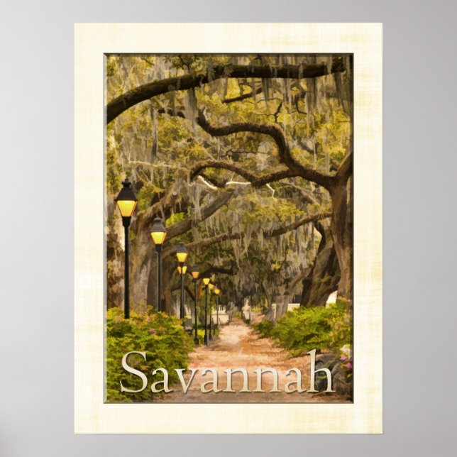 Forsyth Park - Savannah, GA Poster (Front)