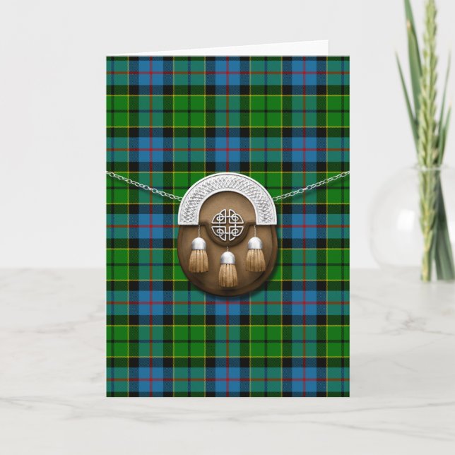 Forsyth Tartan And Sporran Card (Front)