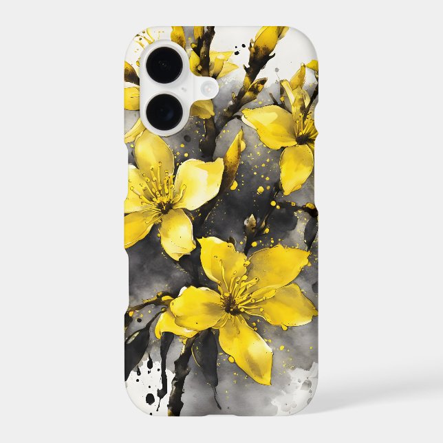 Forsythia - Watercolor flowers (Back)