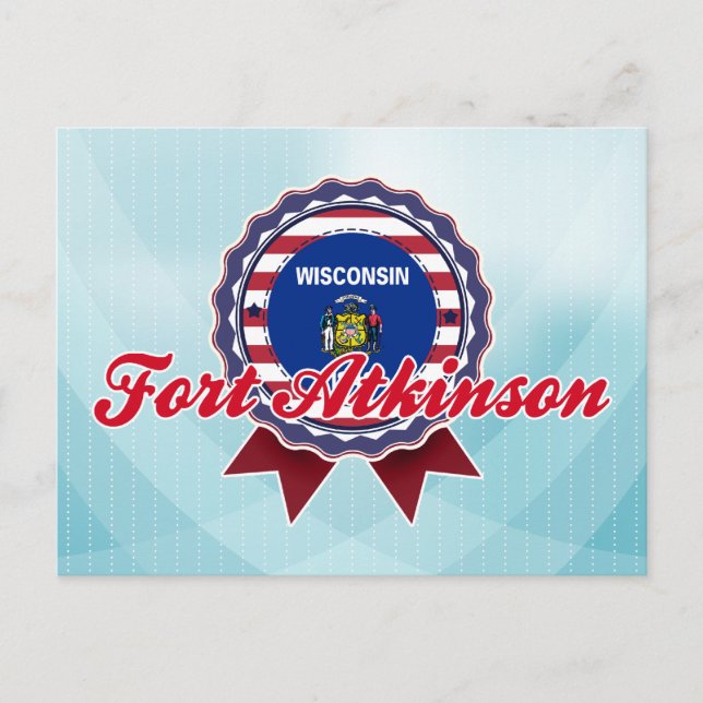 Fort Atkinson, WI Postcard (Front)