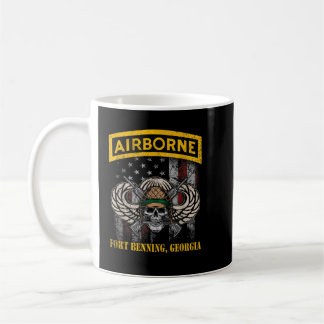 Fort Benning GA U.S Airborne Paratrooper Div Veter Coffee Mug