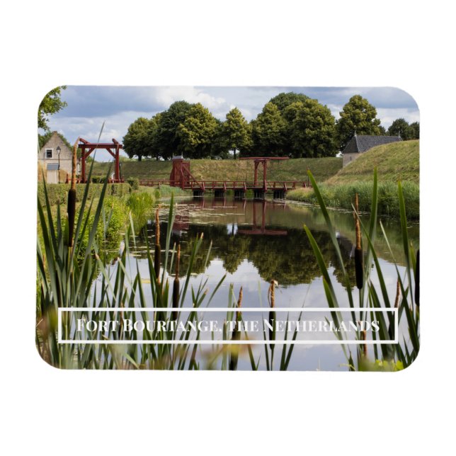 Fort Bourtange, Groningen, the Netherlands Magnet (Horizontal)
