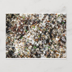 Fort Bragg, CA Glass Beach Postcard