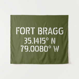 Fort Bragg Latitude Longitude Tapestry