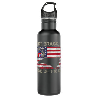 Fort Bragg NC Home Of The 82nd Airborne Tshirt, Ve 710 Ml Water Bottle
