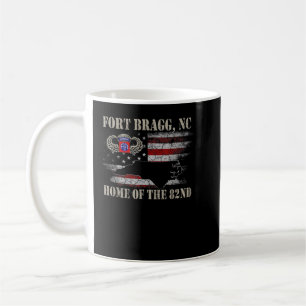 Fort Bragg NC Home Of The 82nd Airborne Tshirt, Ve Coffee Mug