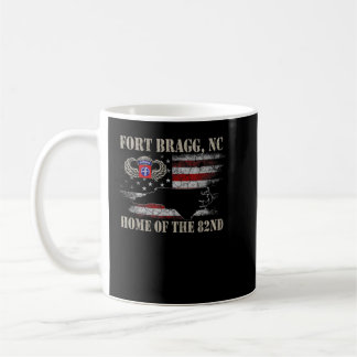 Fort Bragg NC Home Of The 82nd Airborne Tshirt Vet Coffee Mug