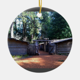 Fort Clatsop, Astoria, Oregon Ceramic Ornament