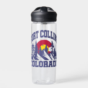 Fort Collins,Colorado Water Bottle
