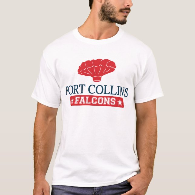 Fort Collins Falcons - Home of Balloon Boy T-Shirt (Front)