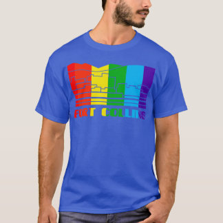 Fort Collins Pride  Fort Collins LGBT Gift LGBTQ S T-Shirt
