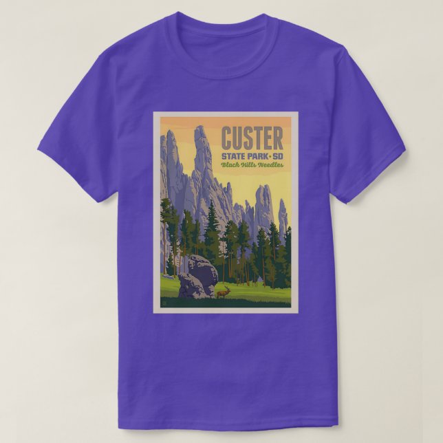 Fort Custer State Park T-Shirt (Design Front)