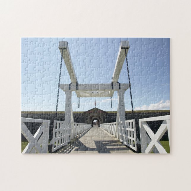 Fort George drawbridge. Jigsaw Puzzle (Horizontal)