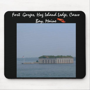 Fort Gorges, Hog Island Ledge, Casco Bay, Maine Mouse Pad