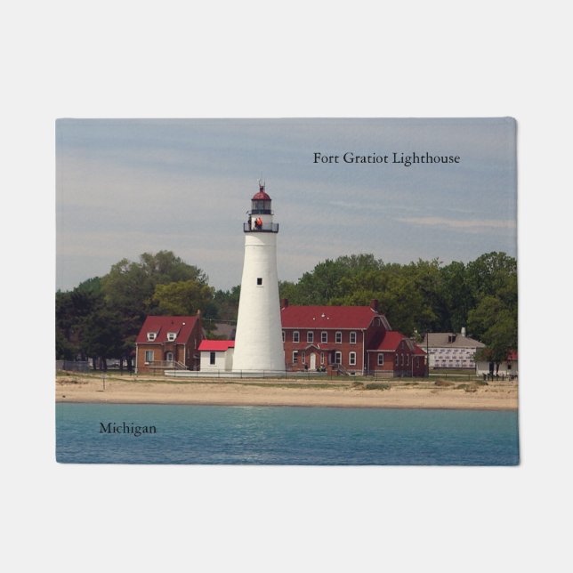 Fort Gratiot Lighthouse door mat (Front)