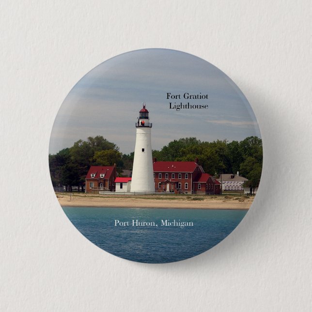 Fort Gratiot Lighthouse from water button (Front)