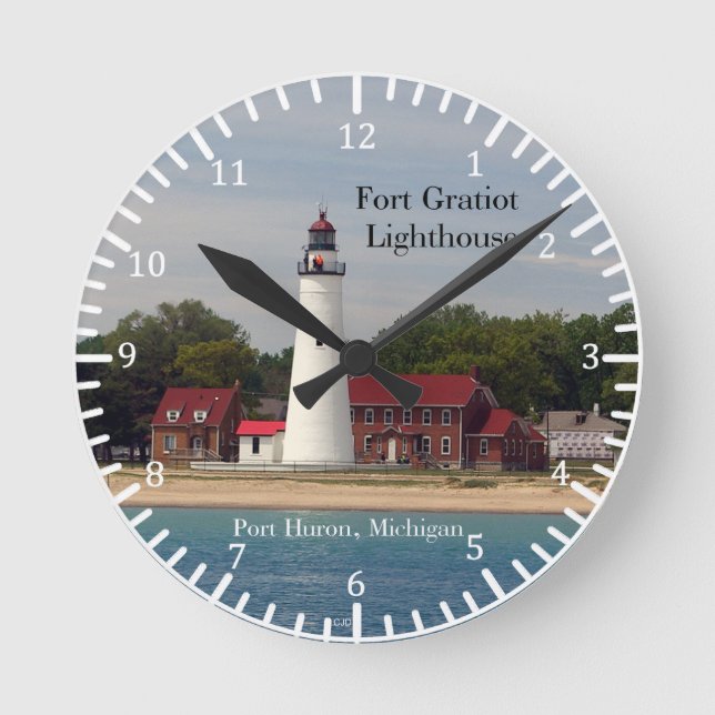 Fort Gratiot Lighthouse from water clock (Front)