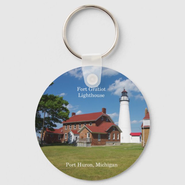 Fort Gratiot Lighthouse key chain (Front)