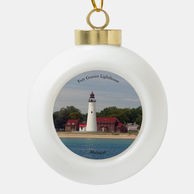 Fort Gratiot Lighthouse ornament (Front)