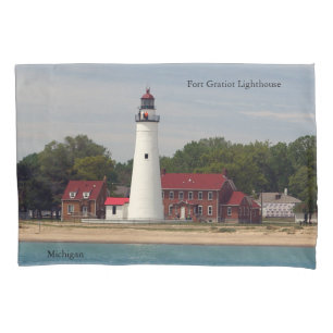 Fort Gratiot Lighthouse pillow case
