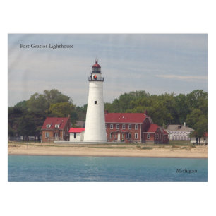 Fort Gratiot Lighthouse table cloth