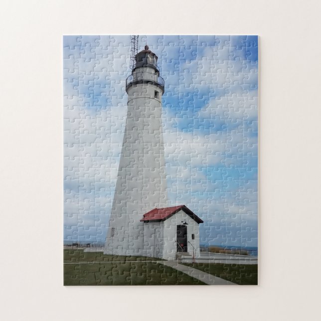 Fort Gratiot Michigan Lighthouse  Jigsaw Puzzle (Vertical)